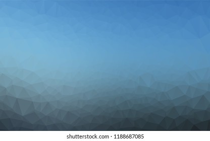 Light BLUE vector polygon abstract backdrop. A completely new color illustration in a vague style. A new texture for your design.