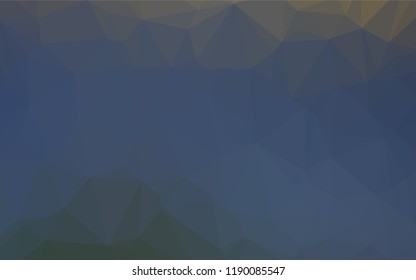 Light BLUE vector polygon abstract layout. Modern geometrical abstract illustration with gradient. The completely new template can be used for your brand book.