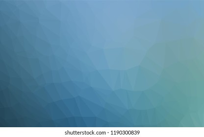 Light BLUE vector polygon abstract backdrop. Modern geometrical abstract illustration with gradient. The elegant pattern can be used as part of a brand book.