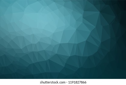 Light BLUE vector polygon abstract layout. Brand new colored illustration in blurry style with gradient. The elegant pattern can be used as part of a brand book.