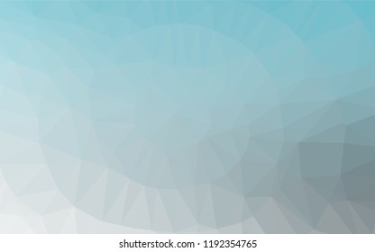 Light BLUE vector polygon abstract backdrop. Shining colored illustration in a Brand new style. Brand new style for your business design.