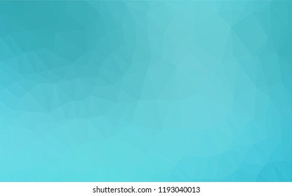 Light BLUE vector polygon abstract background. Shining illustration, which consist of triangles. A completely new template for your business design.