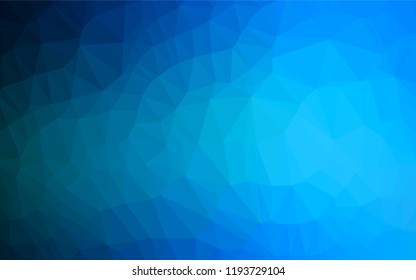 Light BLUE vector polygon abstract background. Glitter abstract illustration with an elegant design. A completely new template for your business design.