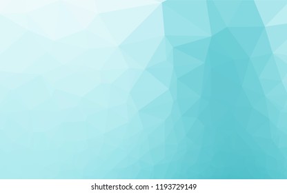 Light BLUE vector polygon abstract layout. A sample with polygonal shapes. A new texture for your design.