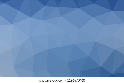 Light BLUE vector polygon abstract layout. Glitter abstract illustration with an elegant design. A new texture for your design.