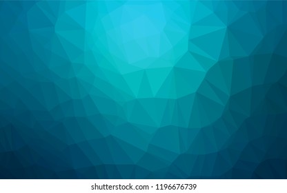 Light BLUE vector polygon abstract backdrop. An elegant bright illustration with gradient. Brand new style for your business design.
