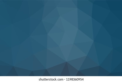 Light BLUE vector polygon abstract layout. An elegant bright illustration with gradient. A completely new template for your business design.