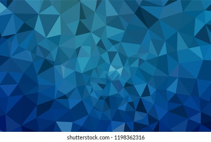 Light BLUE vector polygon abstract backdrop. Colorful abstract illustration with triangles. Textured pattern for your backgrounds.