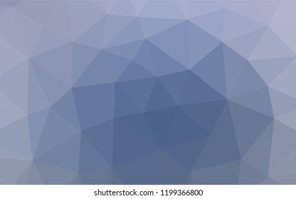 Light BLUE vector polygon abstract layout. Creative geometric illustration in Origami style with gradient. The template can be used as a background for cell phones.