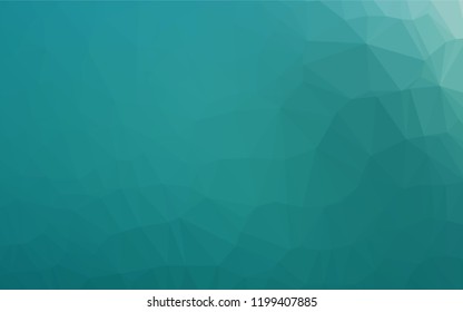 Light BLUE vector polygon abstract layout. Shining illustration, which consist of triangles. The best triangular design for your business.