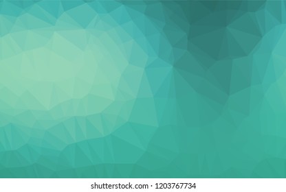 Light BLUE vector polygon abstract backdrop. Glitter abstract illustration with an elegant design. A completely new design for your business.