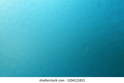 Light BLUE vector polygon abstract backdrop. A sample with polygonal shapes. Brand new design for your business.