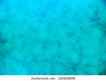 Light BLUE vector polygon abstract pattern. Creative geometric illustration in Origami style with gradient. A completely new template for your business design.