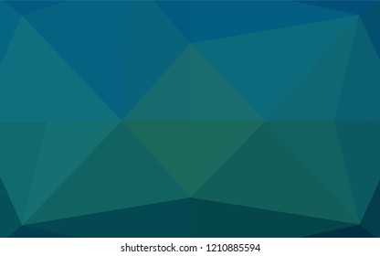 Light BLUE vector polygon abstract backdrop. Colorful abstract illustration with gradient. The template can be used as a background for cell phones.