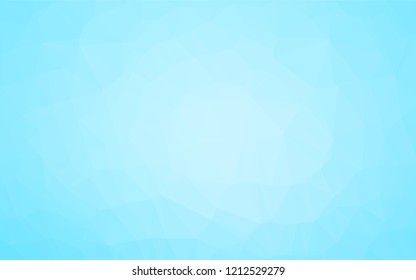 Light BLUE vector polygon abstract layout. Creative illustration in halftone style with gradient. Brand new design for your business.