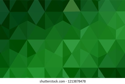 Light BLUE vector polygon abstract backdrop. A sample with polygonal shapes. Textured pattern for your backgrounds.
