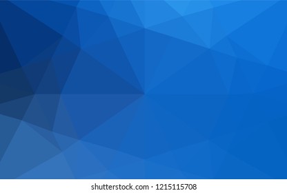Light BLUE vector polygon abstract layout. Creative geometric illustration in Origami style with gradient. Brand new design for your business.