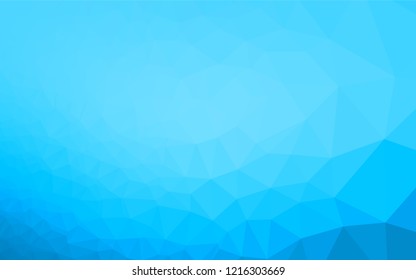 Light BLUE vector polygon abstract backdrop. Colorful illustration in abstract style with gradient. The polygonal design can be used for your web site.