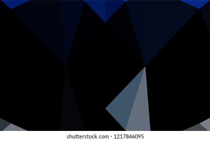 Light BLUE vector polygon abstract layout. A vague abstract illustration with gradient. The elegant pattern can be used as part of a brand book.