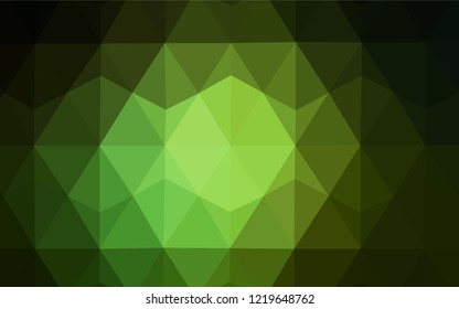 Light BLUE vector polygon abstract backdrop. Modern abstract illustration with triangles. New template for your brand book.