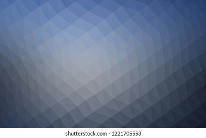 Light BLUE vector polygon abstract layout. Shining colored illustration in a Brand new style. The polygonal design can be used for your web site.