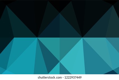Light BLUE vector polygon abstract backdrop. Brand new colored illustration in blurry style with gradient. A completely new design for your business.