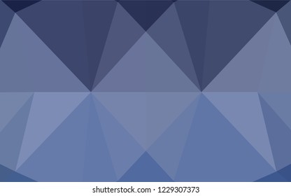 Light BLUE vector polygon abstract background. Geometric illustration in Origami style with gradient.  The template can be used as a background for cell phones.