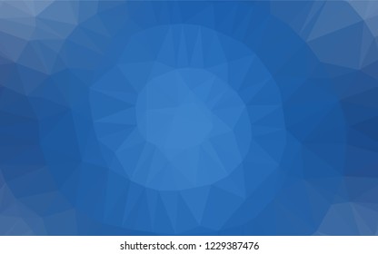Light BLUE vector polygon abstract background. Modern geometrical abstract illustration with gradient. The textured pattern can be used for background.