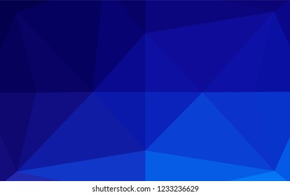 Light BLUE vector polygon abstract backdrop. Triangular geometric sample with gradient.  The polygonal design can be used for your web site.