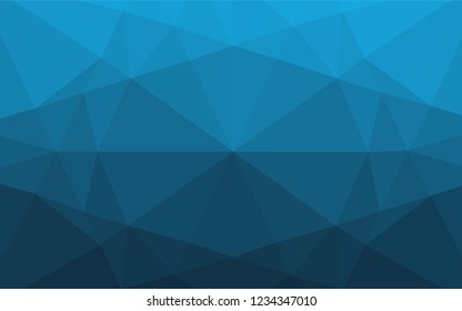 Light BLUE vector polygon abstract backdrop. Colorful illustration in abstract style with gradient. Brand new style for your business design.