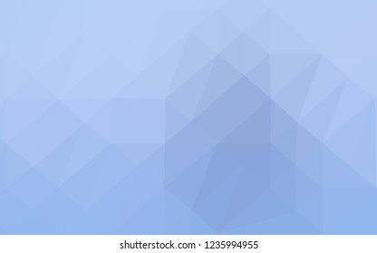 Light BLUE vector polygon abstract background. Geometric illustration in Origami style with gradient. Textured pattern for background.