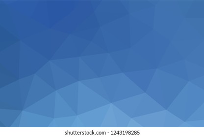 Light BLUE vector polygon abstract backdrop. An elegant bright illustration with gradient. The textured pattern can be used for background.