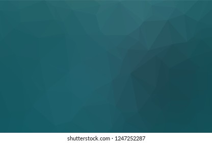 Light BLUE vector polygon abstract background. A sample with polygonal shapes. The completely new template can be used for your brand book.