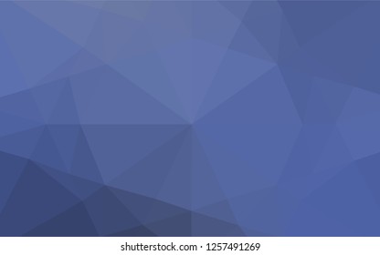 Light BLUE vector polygon abstract layout. Triangular geometric sample with gradient.  Brand new style for your business design.