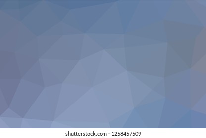 Light BLUE vector polygon abstract layout. Shining colored illustration in a Brand new style. The template can be used as a background for cell phones.