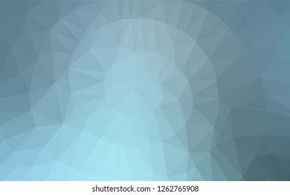 Light BLUE vector polygon abstract background. Triangular geometric sample with gradient.  The template can be used as a background for cell phones.
