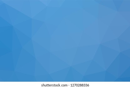 Light BLUE vector polygon abstract backdrop. Colorful illustration in abstract style with gradient. A completely new design for your business.