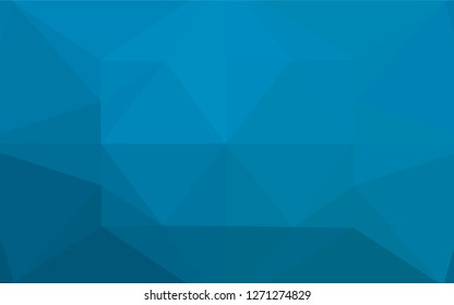 Light BLUE vector polygon abstract layout. Shining colored illustration in a Brand new style. A completely new design for your business.