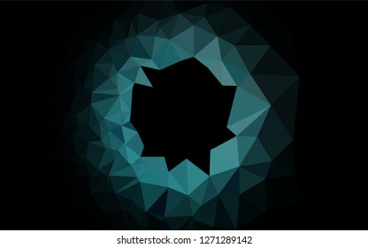 Light BLUE vector polygon abstract background. Shining colored illustration in a Brand new style. Brand new design for your business.