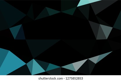Light BLUE vector polygon abstract layout. An elegant bright illustration with gradient. A new texture for your design.