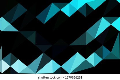 Light BLUE vector polygon abstract background. An elegant bright illustration with gradient. Textured pattern for background.