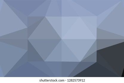 Light BLUE vector polygon abstract background. Shining illustration, which consist of triangles. A completely new design for your business.
