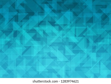 Light BLUE vector polygon abstract layout. A sample with polygonal shapes. The textured pattern can be used for background.
