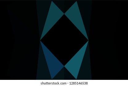 Light BLUE vector polygon abstract backdrop. Creative illustration in halftone style with gradient. A completely new template for your business design.