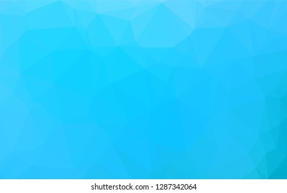 Light BLUE vector polygon abstract layout. A sample with polygonal shapes. The template can be used as a background for cell phones.