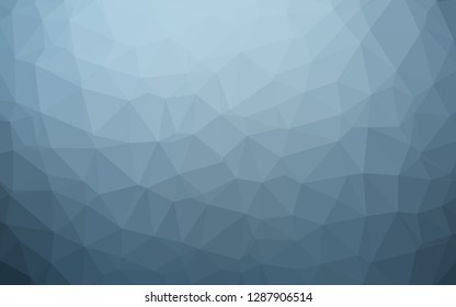 Light BLUE vector polygon abstract backdrop. Modern geometrical abstract illustration with gradient. Textured pattern for background.