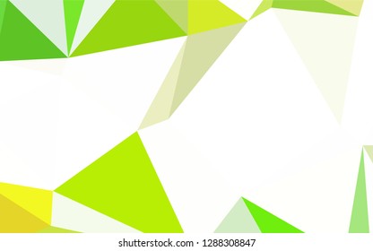Light BLUE vector polygon abstract layout. Glitter abstract illustration with an elegant triangles. New template for your brand book.