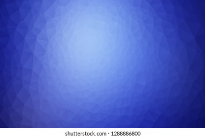 Light BLUE vector polygon abstract background. Creative illustration in halftone style with gradient. Brand new design for your business.