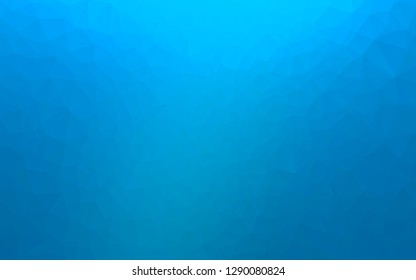 Light BLUE vector polygon abstract backdrop. A completely new color illustration in a vague style. Brand new design for your business.