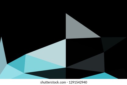 Light BLUE vector polygon abstract layout. Brand new colorful illustration in with gradient. Template for your brand book.